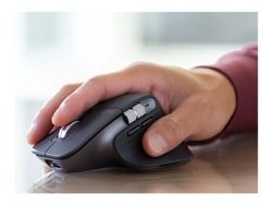 Logitech Master Series MX Master 3S for Business - Mus - ergonomisk - høyrehendt - optisk - 7 knapper - trådløs - Bluetooth - Logitech Logi Bolt US...