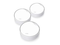 TP-Link DECO X50-PoE(3-PACK), Hvit, Innvendig lys, Mesh system, 600 m², Dobbelbånd (2.4 GHz / 5 GHz), Wi-Fi 6 (802.11ax)