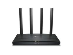 TP-Link Archer AX12, Wi-Fi 6 (802.11ax), Dobbelbånd (2.4 GHz / 5 GHz), Ethernet/bredbåndsforbindelse, Sort, Frittstående router