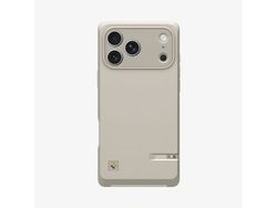 Spigen Classic LS (Mag Fit), Etui, Apple, iPhone 17 Pro Max, 17,5 cm (6.9"), Steinfarge