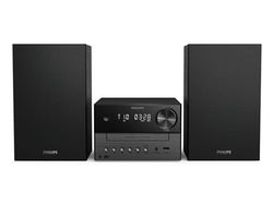 Philips 3000 series TAM3505M2/12, Hemmaljud mikrosystem, Svart, 20 W, 6 O, 66 - 20000 hz, DAB, DAB+