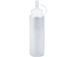 Dressingflaske, ABENA Cater-Line, 240 ml, klar, PE/PP - (6 stk.)