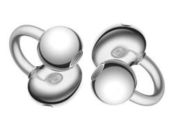 Huawei FreeClip 2 S - True wireless-hörlurar med mikrofon - öppet öra - med öronklämma - Bluetooth - Space Silver