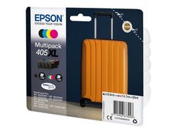 Epson 405XL Multipack - 4 pakker - XL - sort, gul, cyan, magenta - original - blækpatron - for WorkForce WF-7310, 7830, 7835, 7840; WorkForce Pro W...