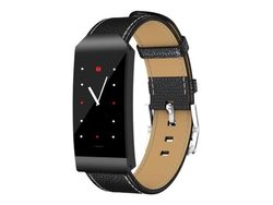 DENVER BFH-250 - Aktivitetspårare med band - display 0.96" - Bluetooth - 90 g - svart
