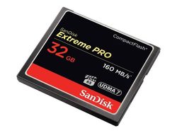 SanDisk Extreme Pro - Flashminnekort - 32 GB - 1000x/1067x - CompactFlash