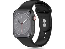 Armbånd Apple Watch 4 / 5 / 6 / 7 / 8 / 9 / SE / Ultra 1 / 2 (42 / 44 / 45 / 49 MM) Tech-Protect silikon svart