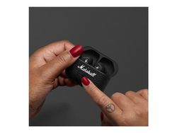 Marshall Motif II - True wireless-hörlurar med mikrofon - inuti örat - Bluetooth - aktiv brusradering - svart