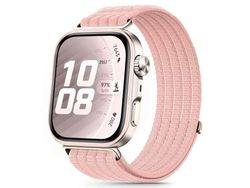 4 stk. TECH-PROTECT nylonreim til HUAWEI WATCH FIT 3 / 4 / 4 PRO / 5 / 5 PRO LIGHT PINK