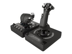 LOGITECH G Saitek Pro Flight X56 Rhino - Joystick og speeder - kabling - for PC