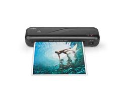 Nedis LAMI112BK4, 21 cm, Varmlaminator, 230 mm/min, 12,5 cm, A4, Sort