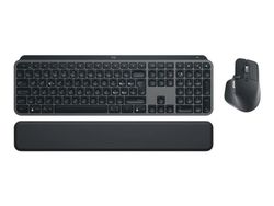 Logitech® | MX Keys S Combo - Tangentbord och mus set - bakgrundsbelyst - trådlöst - Bluetooth LE - QWERTY - Nordisk layout - Grafit