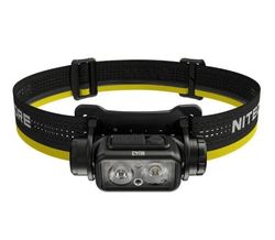 Nitecore NU43, Hodebåndslommelykt, Sort, Gult, Aluminium, Knapper, 2 m, 2 m