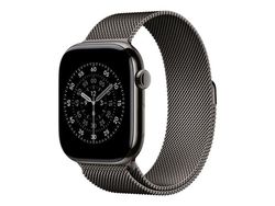 Apple - Sløyfe for smart armbåndsur - 46mm - M/L-størrelse - skifergrå - for Watch Hermès Series 9, SE 3, Series 10, Series 11, Series 8, Series 9,...