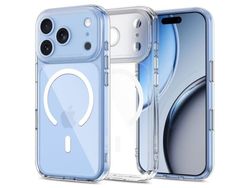 Tech-Protect MagPeak MagSafe CC Case for iPhone 18 Pro Max / 17 Pro Max - Clear