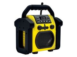 Adler konstruksjonsradio med Bluetooth AD 1911 AUX in svart/gul