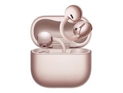 Huawei FreeClip 2 - True wireless-hörlurar med mikrofon - öppet öra - med öronklämma - Bluetooth - guldrosa