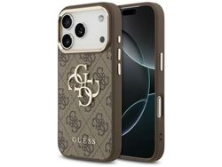 Etui Guess 4G Big 4G Classic Logo na iPhone 17 Pro / 18 Pro - brazowo-zlote