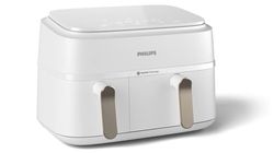 Airfryer dubbelkorg, Philips, 9,0 l, vit
