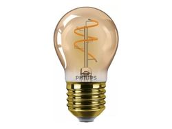 Philips LED-filamenttilamppu P45 E27 15 W 1800 K, meripihkanvärinen