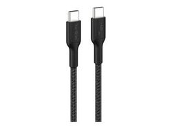 Belkin BoostCharge Pro - USB-kabel - USB-C (hann) til USB-C (hann) - USB 2.0 - 2 m - USB Power Delivery (60W), flettet - svart