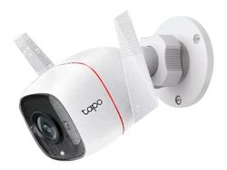 Tapo C310 - Nätverksövervakningskamera - utomhusbruk - dammtät/vattentät - färg (Dag&Natt) - 3 MP - 2304 x 1296 - 2304p - fast lins - ljud - trådlö...