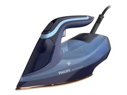 Philips Azur 8000 Series DST8020 - Ångstrykjärn med automatisk avstängning - sula SteamGlide Elite - 3000 W - ljusblå