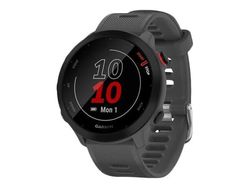 Garmin Forerunner 55 - Sportklocka med band - silikon - display 1.04" - Bluetooth, ANT+ - 37 g - monterra gray
