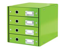 Leitz Click & Store WOW - Skuffskap - 4 skuffer - for A4 (210 x 297 mm) - grønn