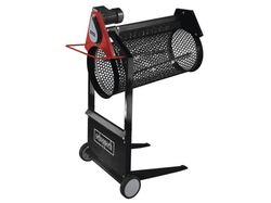Scheppach rs 400, Electric rotary sieve, Svart, Röd, 3 m³/h, 42 RPM, 10 x 10 mm, 2 hjul