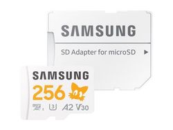 Samsung PRO Plus MB-MD256SA - Sonic the Hedgehog flashminnekort (microSDXC til SD-adapter inkludert) - 256 GB - A2 / Video Class V30 / UHS-I U3 - m...