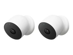 Google Nest Cam - Nätverksövervakningskamera - inomhusbruk, utomhusbruk - väderbeständig - färg (Dag&Natt) - 2 MP - 1920 x 1080 - 1080p - ljud - tr...