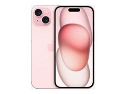 Apple iPhone 15 - 5G smartphone - dobbelt-SIM / Internminne 128 GB - OLED-display - 6.1" - 2556 x 1179 piksler - 2x bakkameraer 48 MP, 12 MP - fron...