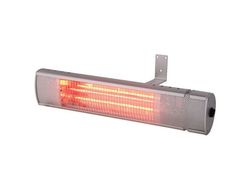 HORTUS Terrassevarmer vægmodel 1500 W, GT, 51 cm, sølv (211-354)