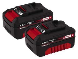 Einhell 4511489, Batteri, Litium-Ion (Li-Ion), 4 Ah, 18 V, Einhell, Svart, Röd
