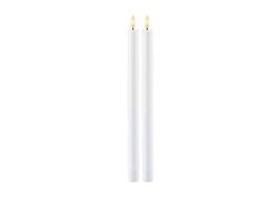 Sirius Sille uppladdningsbart kronljus - Ø 2 cm - H 35 cm - 2 st