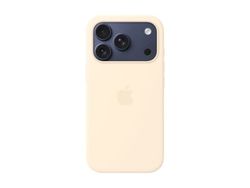 Apple - Beskyttende deksel for mobiltelefon - MagSafe-samsvar - silikon - vanilje - for iPhone 17 Pro