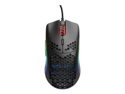 Glorious Model O - (Small) - Matte Black - Gaming Mus - Optisk - 6 knapper - 12000 DPI - Sort m. RGB