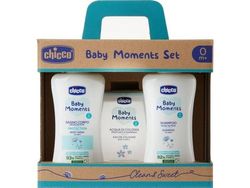 Chicco Baby Moments Body Bath Set with Shampoo and Cologne Water