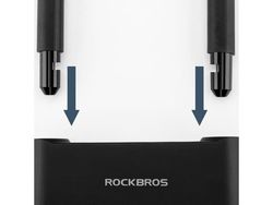 RockBros sykkelås 32210818001 SMART med fingeravtrykksleser og Bluetooth, svart