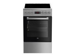 Beko FSM57300GX - Komfyr - frittstående - bredde: 50 cm - dybde: 60 cm - høyde: 85 cm - med selvrens - rustfritt stål