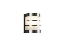 Philips myGarden Calgary vägglampa 60 W E27 ljuskälla medföljer inte, Väggbelysning för utomhusbruk, Rostfritt stål, Glas, Metall, IP44, Terass, Tr...