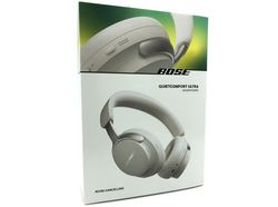Bose QuietComfort Ultra - Hodetelefoner med mikrofon - full størrelse - Bluetooth - kablet, trådløs - aktiv støydemping - 3,5 mm jakk - hvit røyk