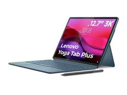 Lenovo Yoga Tab Plus ZAEG - Tablet - Android 14 eller nyere - 256 GB UFS card - 12.7" LTPS (2944 x 1840) - tidevannsblått - med Lenovo 2-in-1 Keybo...