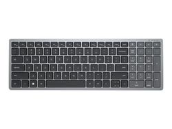 Dell KB740 - Tastatur - kompakt, multi-enhet - trådløs - 2.4 GHz, Bluetooth 5.0 - QWERTY - Pan Nordic - titangrå - med 3 years NBD Advance Exchange