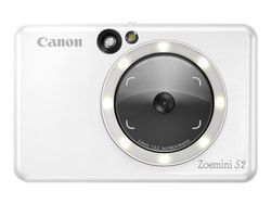 Canon Zoemini S2 - Digitalkamera - kompakt med omedelbar fotoskrivare - 8.0 MP - Bluetooth, NFC - pärlvit