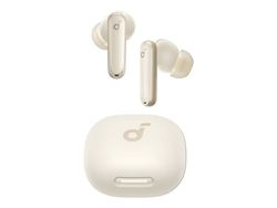Soundcore P40i - True wireless-hörlurar med mikrofon - inuti örat - Bluetooth - aktiv brusradering - havre vit