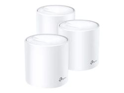 TP-Link Deco X20 - Wi-Fi-system (3 routere) - GigE - 802.11a/b/g/n/ac/ax - Mesh router Wi-Fi 6
