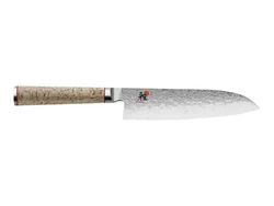 MIYABI 5000 MCD Santokukniv 18 cm, Brun, Glatslebet