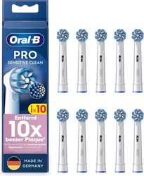 Oral-B Pro Sensitive Clean tannbørstehoder – hvite – 10-pakning
